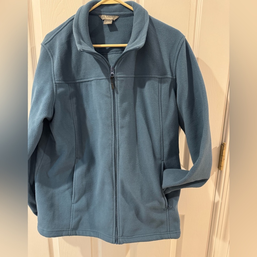 Natural Reflections Teal Fleece Jacket